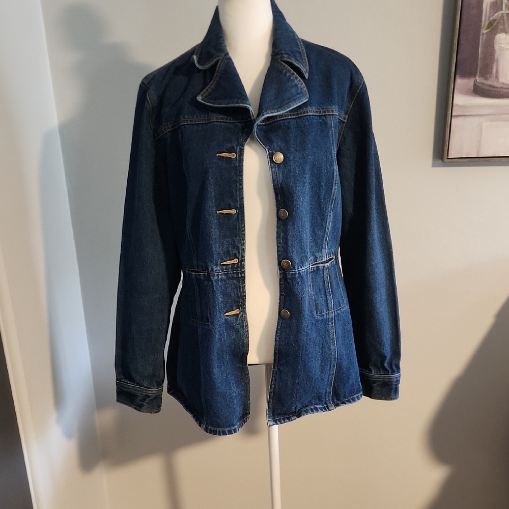 Clio Dark Blue Jean Jacket